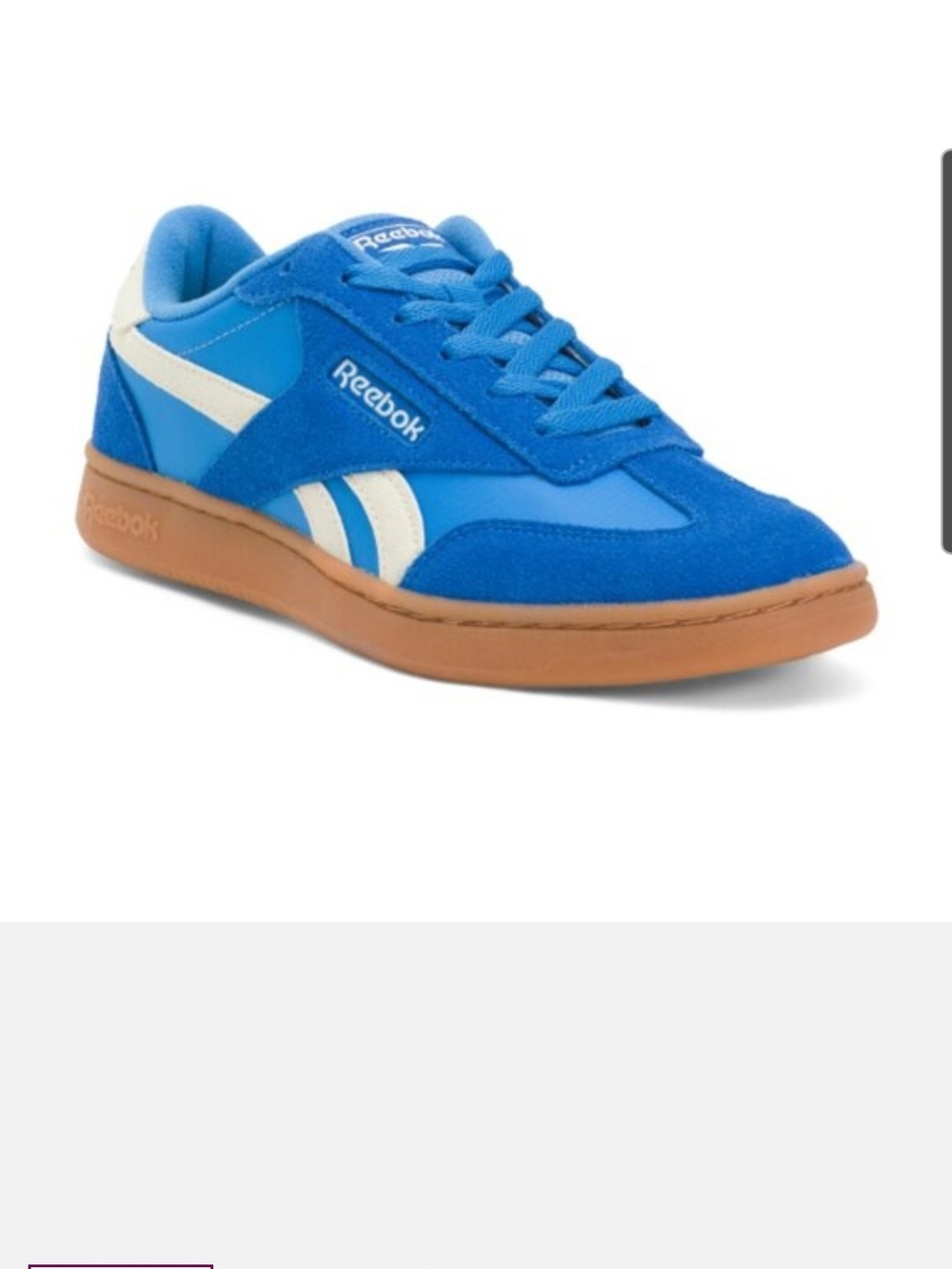 Reebok Womens Forte Lounge Blue & White Sneaker New Without Tags